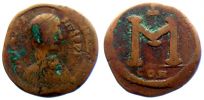  498-507 AD., Anastasius I., Constantinopolis mint, Ã† Reduced Follis, Sear BC 14.