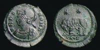 332-333 AD., City Commemorative Rome, Treveri mint, Follis, RIC 542.