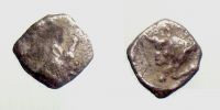 Caria, uncertain mint,        500-400 BC., Obol, cf. SNG Keckman 975.