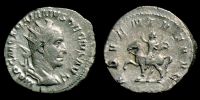 250 AD.,Trajan Decius, Rome mint, Antoninianus, RIC 11b.