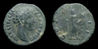 145-147 AD. and later, Antoninus Pius for Marcus Aurelius Caesar, contemporary imitation, cast Ã† Denarius, cf. RIC 429a.