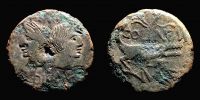 Nemausus in Gallia,   16-10 BC., Augustus, Dupondius, RPC 523 var.