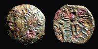 Bituriges Cubi in Gallia,   60-50 BC., (RÃ©gion de Bourges), Ã† 16, LT 8000.