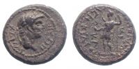 Maeonia in Lydia,  65 AD., Nero, magistrate Ti. Kl. Menekrates, Ã† 15, RPC 3015.