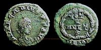 383-388 AD., Arcadius, Aquileia mint, Ã†4, RIC 49b var.