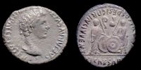   2 BC.-12 AD., Augustus, Lugdunum, Denarius, RIC 210.