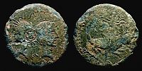 Nemausus in Gallia,   16-10 BC., Augustus, Dupondius, RPC 523 var.