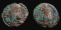 364 AD., Valens, Arelate mint, Ã†3, RIC 9 i (a).