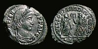 347-348 AD., Constans, Aquileia mint, Follis, RIC 79.