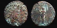 268-270 AD., Claudius II, Mediolanum mint, Antoninianus, RIC 147.