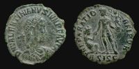 378-383 AD., Valentinian II, Siscia mint, Æ2, RIC 26 b 2.