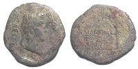   15-10 BC., Augustus, Lugdunum mint, Æ As, RIC 230 var.