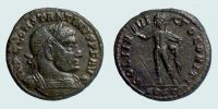 312-313 AD., Constantinus I, Ostia mint, Follis, RIC 83.
