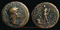  64 AD., Nero, Rome mint, As, RIC 215.