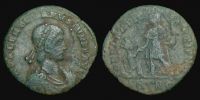 378-383 AD., Valentinian II, Treveri mint, Æ-2, RIC 65b.