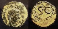   7 BC., Augustus, Rome mint, moneyer M. Maecilius Tullus, triumvir monetalis, As, RIC 435.