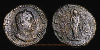 256-257 AD., Valerian I, Rome mint, As, RIC 201 var.