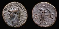  80-81 AD., Domitian Caesar, Rome mint, As, Coh. 437.