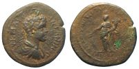 Nikopolis ad Istrum in Moesia Inferior, 198-202 AD., Caracalla, 4 Assaria, Pick 1528.