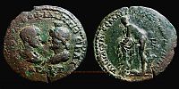 Markianopolis in Moesia Inferior, 244-247 AD., Philip II Caesar, Pentassarion, Pick 1209.