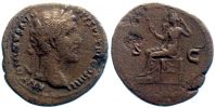 145-161 AD., Antoninus Pius, Rome mint, Ã† Sestertius, RIC 764.