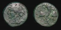 Adramyteion in Mysia,   200-100 BC., Ã† 19, SNG von Aulock 1051.