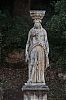 Villa Hadriana, near Tivoli, Italy, Caryatid statue at the Canopus. 