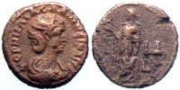 Alexandria in Egypt, 266-267 AD., Salonina, Potin Tetradrachm, Geissen 2979.