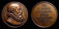 1819 AD., France, medal by Depaulis on Ambroise ParÃ©, Galerie mÃ©tallique des grands hommes franÃ§ais.