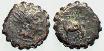 Antiochia ad Orontem in Syria,  145-142 BC., Seleukid Kingdom, Antiochos VI. Dionysos, Ã† 15, SNG Spaer 1783-4.