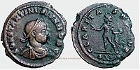 318 AD., Constantinus II Caesar, Arelate mint, Ã†3, RIC 157.
