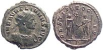 272-274 AD., Aurelian, Mediolanum mint, Æ Antoninianus, RIC 139.