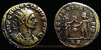 Aurelian, Antoninianus, modern cast fake imitating the Tripolis mint (Syria), cf. RIC 389 var.