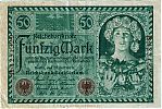 1920 AD., Germany, Weimar Republic, Reichsbank, Berlin, 50 Mark, Pick 68. X-BÂ·4251329 Obverse 