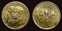 Brazil, 1922-23 AD., Republic, Independence Centennial commemorative, Rio de Janeiro mint, 1000 Reis, KM 522.1.