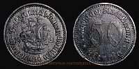 1921 AD., Germany, Bremen, Notgeld, 50 Pfennig, Funck 58.4A.