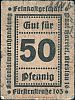 1917 AD., Germany, 2nd Empire, Breslau, Paul Haertel, Notgeld, currency issue, 50 Pfennig, Tieste 0915.040.52.B. Obverse 