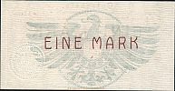 1918 AD., Germany, Weimar Republic, Breslau-Klettendorf, Rath, Schoeller & Skene G.m.b.H., Notgeld, currency issue, 1 Mark, Geiger 277.01. 00059 Reverse 