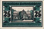 1921 AD., Germany, Weimar Republic, Breslau, Evangelisch-Kirchlicher Arbeitsausschuss, Notgeld, collector series issue, 25 Pfennig, Grabowski/Mehl 186.4b (1). Reverse 