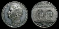 1845-1848 AD., Great Britain, white metal Thames Tunnel Construction and Brunel Portrait Medal.