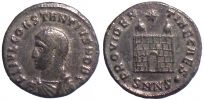 328-329 AD., Constantius II., Nicomedia mint, Follis, RIC 158.