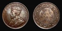 Canada, 1915 AD., George V, Royal Canadian Mints at Ottawa, 1 Cent, KM 21.