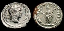 212 AD., Caracalla, Rome mint, Denarius, RIC 193.