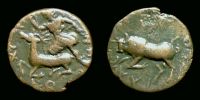 Chersonesos in Thracia,     350-200 BC., magistrate Theklas(?), Ã† 20, unlisted?