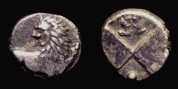 Chersonessos in Thracia,     386-338 BC., Hemidrachm, BMC 14.