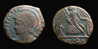 333-335 AD., City Commemorative Constantinopolis, Rome mint, Follis, RIC 355.