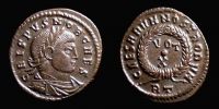 321 AD., Crispus Caesar, Rome mint, Follis, RIC 238.