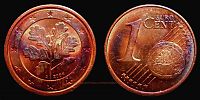 2004 AD., Germany, Federal Republic, Berlin mint, 1 Euro Cent, KM 207. 