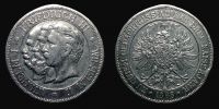 1888 AD., German Empire, tin medal on the three emperors year 1888.