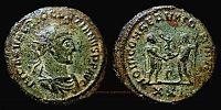 285 AD., Diocletian, Antiochia mint, silvered Ã† Antoninianus, RIC 325. 